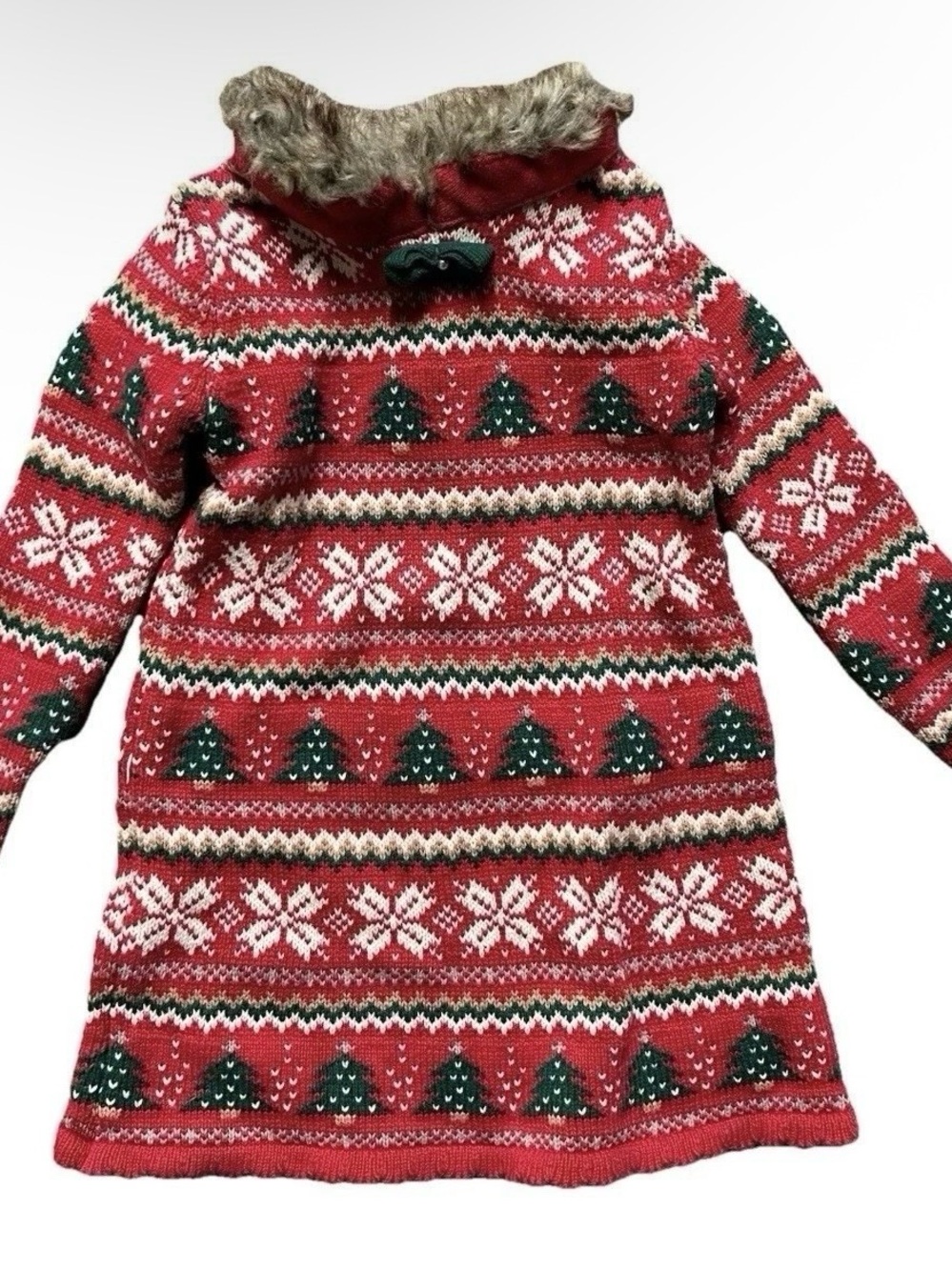 Tommy Bahama Toddler Girl Christmas Sweater Dress Size 2T